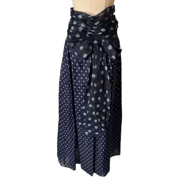 Stunning Very Rare Vintage Miss D by Oscar De La Renta Maxi Skirt with Belt - Picture 7 of 10